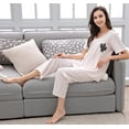 thumbnail image 6 of Richie House Women's Knit Two-piece Pajama RHW2815-A-M, 6 of 7