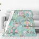 thumbnail image 2 of Bonita manta de búho, regalo para mujeres adultas y mamás, cama para sala de estar, ropa de cama, sofá, suave, cálida, ligera, acogedora, búhos sentados en las ramas, mantas, decoración navideña para, 2 of 5