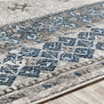 thumbnail image 4 of Monte Carlo MNC-2324 6'7" x 9' Rug Sky Blue/Charcoal/Light Gray/White, 4 of 5