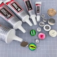 thumbnail image 3 of B-7000 Rhinestones Craft Glue, 50ML Clear Adhesive B7000 Glue Multipurpose Gem Glue with Precision Tips for DIY Art Fabric Cell Phones Metal Jewelry Making, 3 of 5