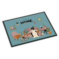 thumbnail image 1 of Carolines Treasures CK7874MAT 18 x 27 in. Russo-European Laika Spitz Sweet Home Indoor or Outdoor Mat, 1 of 4