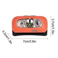 thumbnail image 3 of MesaSe Motion Sensor LED Headlamp 1100 Lumens USB Rechargeable Headlight with 1500mAh Battery  4 Light Modes IPX4 Waterproof 60° Rotatable Lightweight Head Lamp for Camping Hiking Runnin, 3 of 9