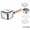 5pc,Style 2, variant on 2600ml 304 Stainless Steel Deep Fryer with Strainer Basket, Compact Portable Frying Pot for Chicken, Fries and Vegetables, Home, Camping and Picnic Cooking