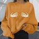 thumbnail image 2 of Sudaderas con capucha estampadas de manga larga informales para mujer a la moda de Halloween Fridja hj3376, 2 of 9