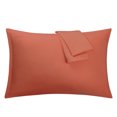 thumbnail image 1 of Orange Pillowcases Soft Microfiber Pillow Case with Zipper Standard, 2 Pack, 1 of 8