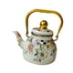 thumbnail image 2 of Tetera de esmalte, tetera floral, resistente, 1,2 l, con infusor para estufa. Estilo C, 2 of 9