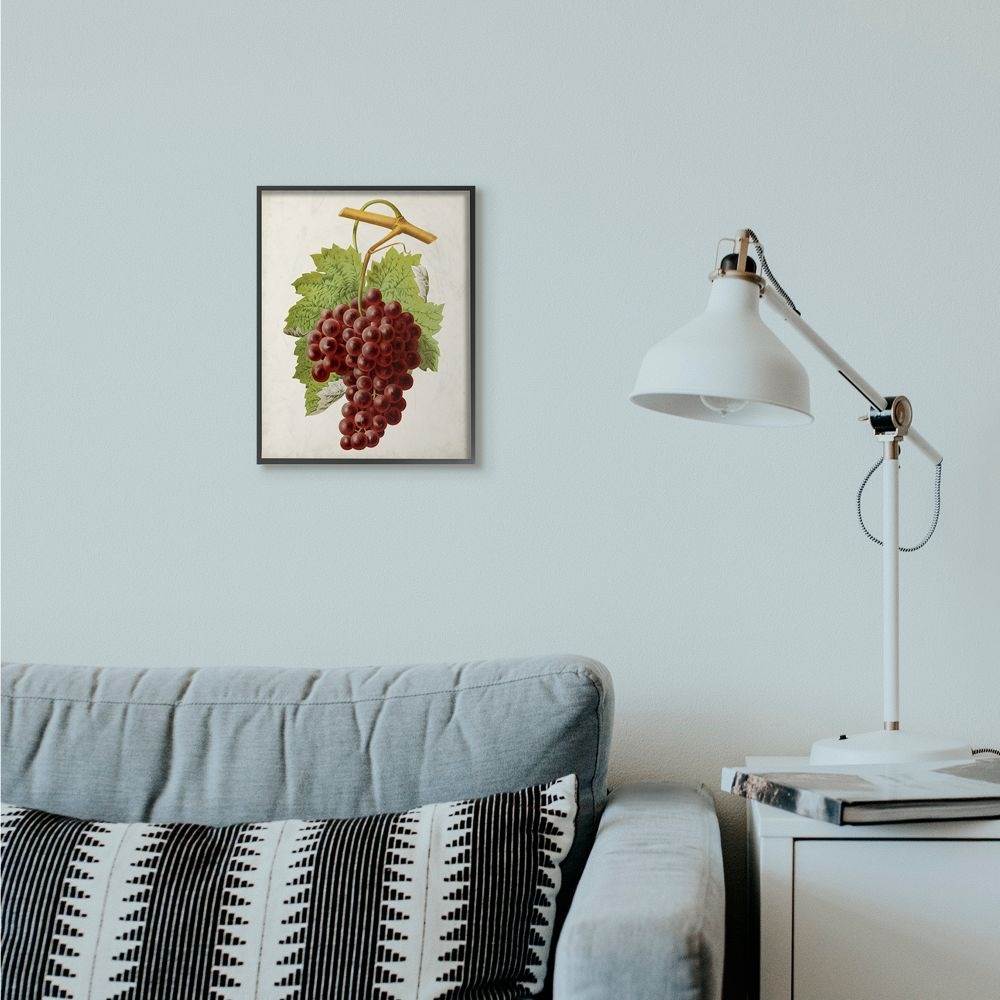 Stupell Industries Vintage Food Fruit Painting Framed Giclee Texturized Art by Vision Studio
