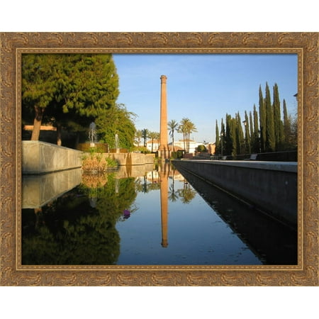 Alcala de Guadaira, Spain 36x28 Large Gold Ornate Wood Framed Canvas Art