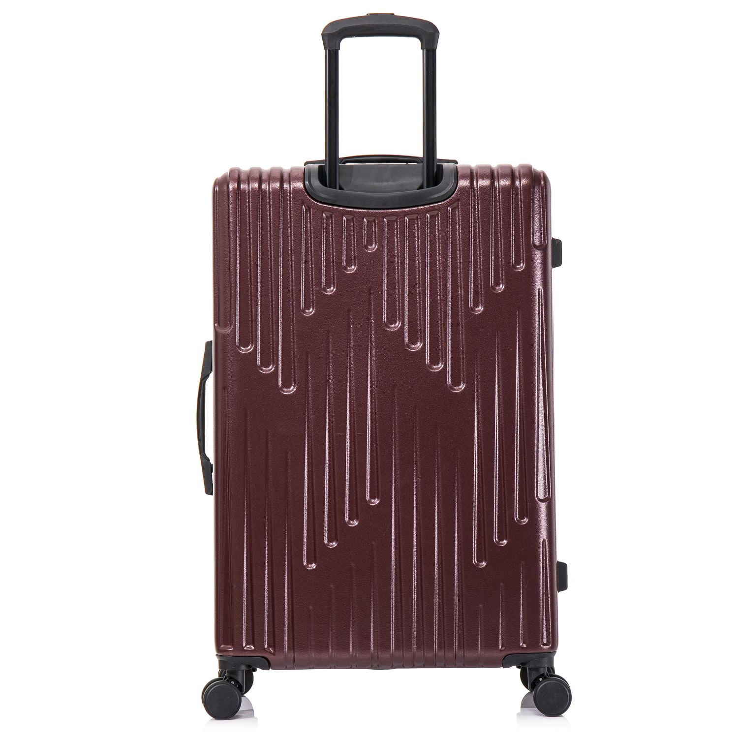 InUSA DRIP 28" Hardside Lightweight Checked Luggage with Spinner Wheels, Handle and Trolley, Wine