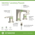 thumbnail image 2 of Symmons SLW6712MBPP Identity 1.0 GPM Widespread Bathroom Faucet - Black, 2 of 7