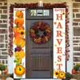 thumbnail image 6 of Fall Thanksgiving Porch Sign Banner, Autumn Pumpkin Scarecrow Maple Leaves Front Door Decorative Hanging Banner Flag, Thanksgiving Farmhouse Rustic Decoration Home Outdoor Yard Decor, 71" x 12", 6 of 7