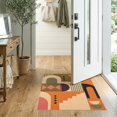 thumbnail image 2 of ODIKA 2'x3' Washable Samll Area Rug Non-Slip, Low Pile Earthy Tones Geometric Abstract Art Design Contemporary Shapes with Artistic Flair for Entryway, Kitchen, Laundry Room, 2 of 7