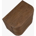 thumbnail image 5 of Meridian Furniture Annalise Brown Solid Wood Night Stand, 5 of 13