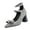 Gray, variant on Wensltd Women High Heels Dressy Versatile Spring and Summer Point Toe Thick Heeled Shoes for Women