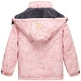 thumbnail image 6 of Keevoom Girls Waterproof Ski Jacket Kids Winter Warm Snow Coat Hood Fleece Raincoats, 6 of 6