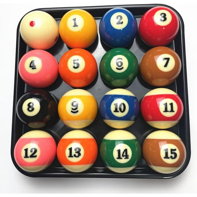 Plateau de Balles de Billard YISITIAN, Plateau de Balles de Piscine à 16 Trous Support de Balles de Billard Plateau de Rangement pour Balles de Snooker Accessoires de Table de Billard 16 Balles CA919-2431