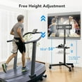 thumbnail image 2 of Mobile TV Stand for 23-60 Inch LCD LED Flat/Curved Panel Screen TVs, Rolling TV Cart Holds up to 88Lbs Portable Stand, 2 of 5