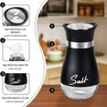thumbnail image 4 of ACDANC Salt and Pepper Shakers,Clean Glass Spice Jar,Visible Spice Level Easy Monitoring Powdered Sugar Shaker Duster,Blue, 4 of 4