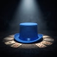 thumbnail image 4 of YAWUBT Magician Felt Top Hat for Adults, Butler Costume Top Hat, Ringmaster Hat, Steampunk Hat, Dress Up Party Hat, 4 of 7