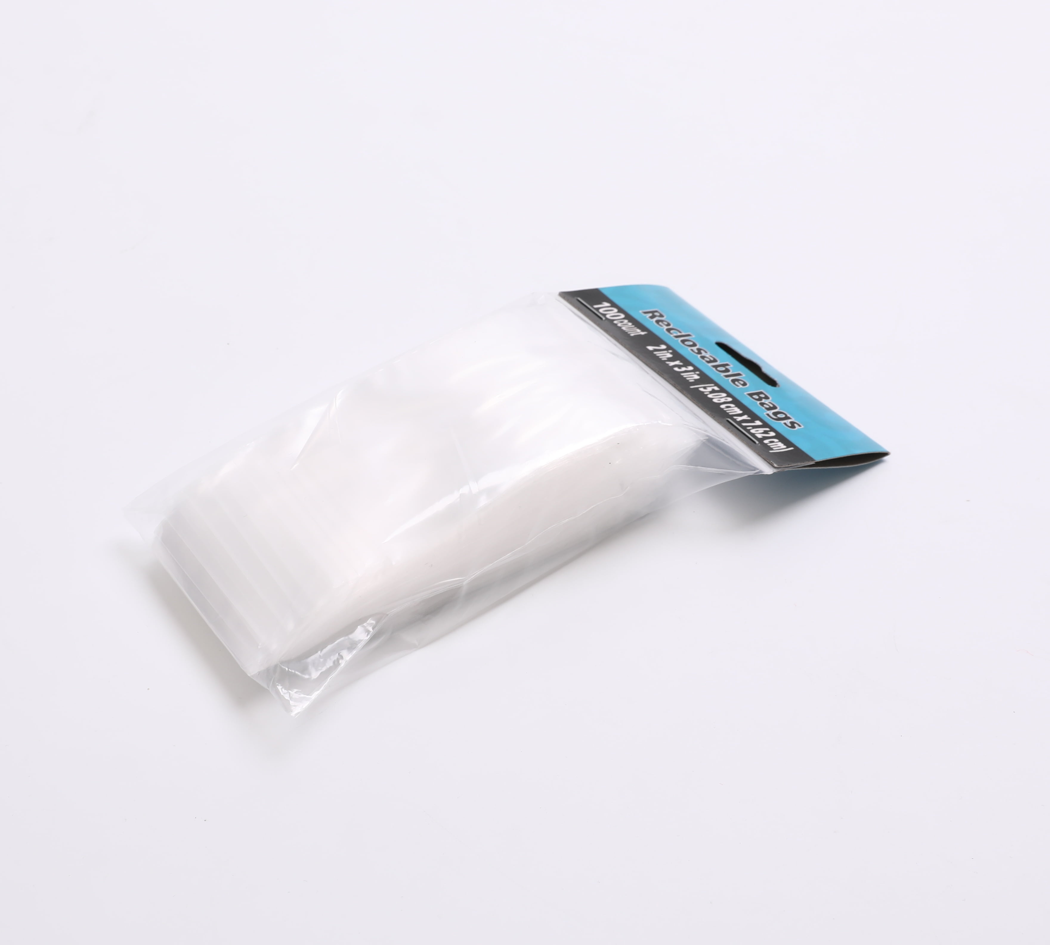 White/Clear Self Seal Zipper Plastic Retail Packaging Pack Poly Bag Ziplock  Pouches Reclosable Packaging Bag Hang Hole (6x10cm(2.4x3.9), 100 pcs)