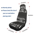 thumbnail image 4 of Pofeuu Travel The World1 Print Automotive Car Seat Covers Flat Cloth Full Set Seat Covers,Car Seat Covers front seats for Cars Trucks and SUVs(Two packs), 4 of 7