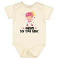 thumbnail image 3 of Inktastic Future Softball Star Girl Girls Baby Bodysuit, 3 of 5