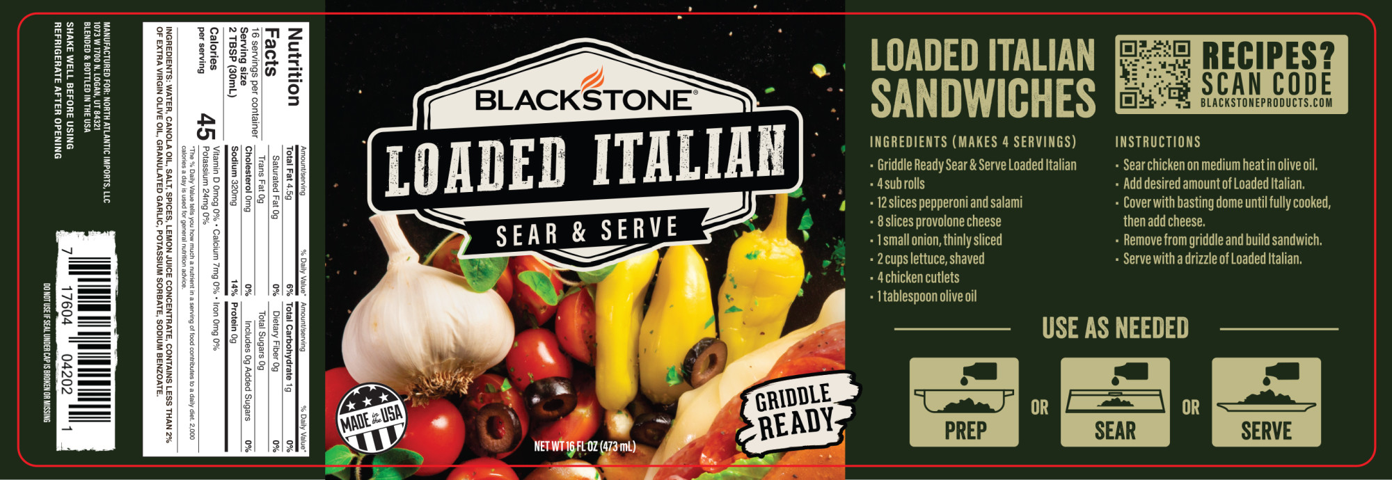 Blackstone Loaded Italian Sauce - image 5 of 9