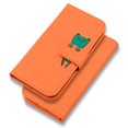 thumbnail image 3 of Allytech Galaxy S20 FE Case, Galaxy S20FE Wallet Case, Cute Animal Embossed Flip Folio Stand Cards Holder Magnetic Clasp Wallet Case Cover for Samsung Galaxy S20 FE - Orange, 3 of 9