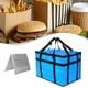 thumbnail image 5 of Bolsa de entrega de alimentos con aislamiento, bolsa de supermercado, soporte aislante, calentador de pizza con azul, 5 of 9