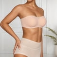 thumbnail image 2 of Krdevn Women's Seamless Strapless Bra No- Support Push-Up Bralette for Summer,L, 2 of 5