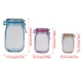 thumbnail image 1 of 20 Pcs Sacs de Conservation Alimentaire 3 Tailles Sacs Réutilisables pour Sandwichs Biscuits Bonbons Collation, 1 of 9