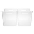 thumbnail image 6 of Sterilite Wide Shelf Bin, Clear Plastic Open Storage Containers, Multi-purpose Organizers, 6 Count, 6 of 8