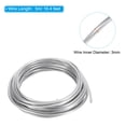 thumbnail image 2 of Uxcell 3mm Bonsai Training Wire Floral Wire Stems Anodized Aluminum Tree Wire 16.4 Feet Total Black 1 Roll, 2 of 6