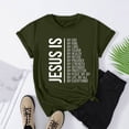 thumbnail image 6 of Raeneomay Oversized T Shirts Women's 2024 Spring and Summer Fashion Easter Print Pattern Round Neck Short Sleeved T-Shirt Top/Shirt, 6 of 6