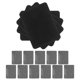 thumbnail image 1 of unbranded 15Ud Parches Para Reparación De Muebles Y Ropa Negro Con Rectangular Y Adhesivo Para Fácil Aplicación, 1 of 6