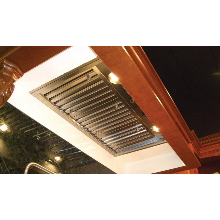 Hermitlux Range Hood Insert 30 inch, Washable Baffle filters, with