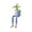 C, variant on Funny Leggy Pot Planter, Blue Pants Ceramic Character Plant Pot for Succulents Plants Live, Indoor Outdoor Plants Shelf Decor