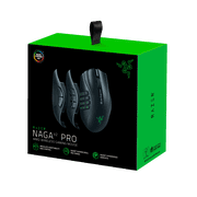 Razer Naga V2 Pro Wireless Gaming Mouse: Interchangeable Side Plate w/ 2, 6, 12 Button Configurations, Focus+ 20K DPI Optical Sensor, Fastest Gaming Mouse Switch, Chroma RGB Lighting