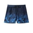 thumbnail image 4 of Bpyeka Men's Big & Tall Quick-Dry Swim Trunks, Liner Board Shorts with Drawstring Waist, Anti-Chafe Bathing Suits for Beach & Pool, 3XL-5XL, Blue, 4 of 6