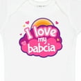 thumbnail image 4 of Inktastic I Love My Babcia Girls Girls Baby Bodysuit, 4 of 5
