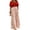 A2 Red, variant on GILIGEGE Women Satin 3D Floral V Neck Long Sleeve Blouse 2 Piece Matching Set High Waist Wide Leg Pants Loose Outfit Casual Summer Vacation Evening Wedding Guest Party Daily Wear Black