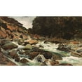 thumbnail image 3 of Stellar Design Studio 14x10 Black Modern Framed Museum Art Print Titled - Rocky Stream, 3 of 5