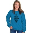 thumbnail image 4 of Wolf Pack Triangle Symbol Spirit Animal Sweatshirt for Men or Women Brisco Brands S, 4 of 6