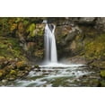thumbnail image 2 of Majchrowicz, Alan 32x23 Black Ornate Wood Framed with Double Matting Museum Art Print Titled - Lazy Bear Falls-Mount Baker-Snoqualmie National Forest-North Cascades-Washington State, 2 of 4