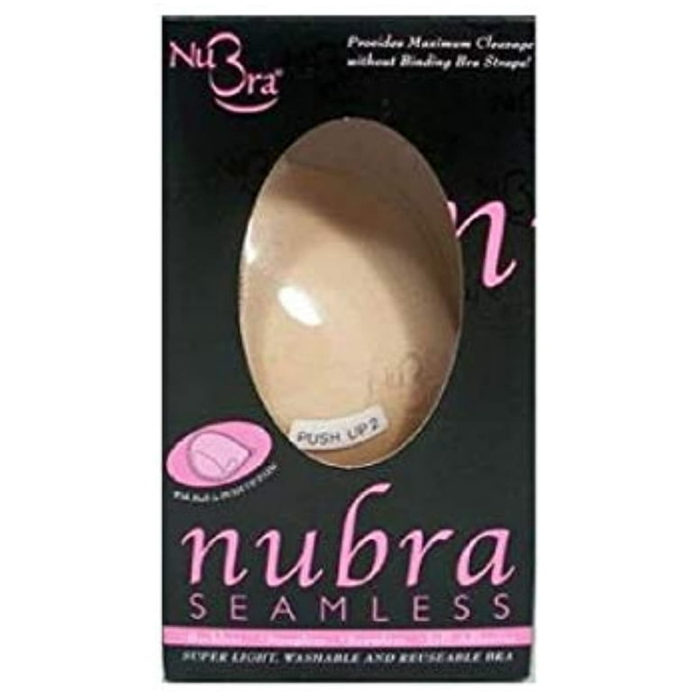 nubra women's seamless push up bra, nude, a