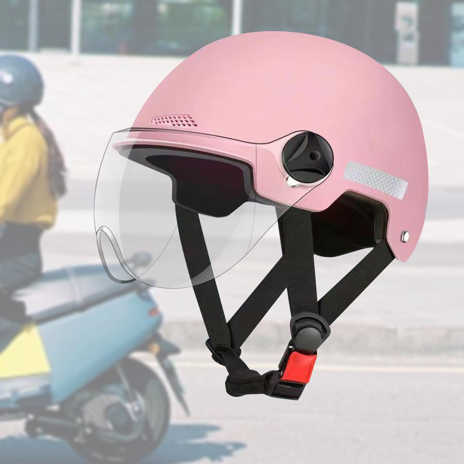 jiaping Motorcycle Helmet Comfortable Summer Soft Skin Friendly Lining Riding Helmet Pink