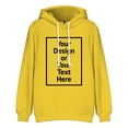 thumbnail image 5 of Fgnfyis Men's Fall and Winter Casual Solid Color Hooded Sweater No Pockets Sweatshirt Pullover Tops Men's Sweatshirts Yellow XL, 5 of 5