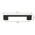 thumbnail image 2 of Utopia Alley Taylor Pull Handle - Decorative Cabinet Drop Pull Handles- Vintage Cabinet Hardware with Hand Finished Matt Black - Metal Drawer Pull Handle, 5.0" Center to Center, 2 of 8