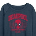 thumbnail image 3 of Marvel Deadpool - Collegiate - Women's French Terry Pullover Sweatshirt, 3 of 5