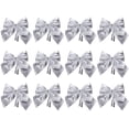 thumbnail image 1 of 12 Uds. Lazos navideños con purpurina, adornos para árboles de Navidad, colgantes navideños, decoración colgante, joyería, suministros para fiestas en casa (plata) Xemadio WLJ-2495, 1 of 5